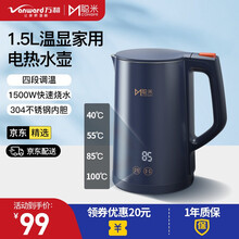 聪米（CONGMI）电水壶家用 1.5L烧水壶保温防烫防干烧电热恒温不锈钢自动断电开水壶 多段调温 实时温显