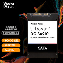 西部数据(Western Digital) 960GB 企业级SSD固态硬盘 SATA3.0接口 SA210系列 五年质保