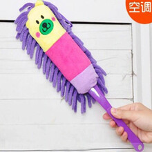 雪尼尔卡通汽车内饰清洁神器鸡毛掸子擦车桌面专用除尘车掸子软毛 1只装紫色