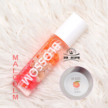 【官方旗舰】美国blossom唇油滚珠式 水果唇油 唇蜜透明无色嘟嘟唇唇蜜唇自然 水蜜桃香