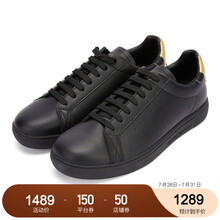 EMPORIO ARMANI 阿玛尼 2021年春夏新品 男士运动鞋黑尾休闲鞋板鞋 黑色 X4X316 XM500 N024 7/41