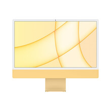 苹果（Apple）2021新款iMac 24英寸 M1芯片 一体机电脑【企业专享】 黄色 高配 512G