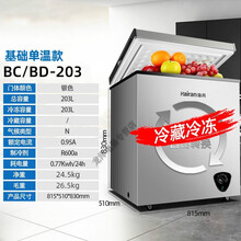 169L-商用冷柜小型冰柜家用迷你大容量节能冷藏冷冻柜 203基础款 (冷藏冷冻 全国联保 送货入户)