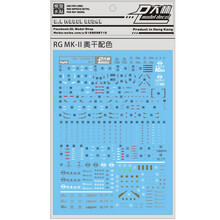 大林水贴高达模型专用水贴RG系列 RG04 MK-2（白）