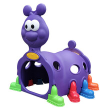 幼儿园毛毛虫钻洞儿童爬行隧道游乐玩具 小精灵爬行隧道游乐场钻圈宝宝钻洞乐园 毛毛虫-1节