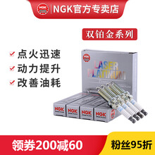 NGK 双铂金火花塞 PFR8S8EG 94460 套装适用于 奥迪A6 allroad 3.0T 六支