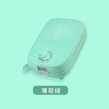 尊能定时三明治早餐机家用小型多士炉轻食华夫饼蒸煮煎烤全自动 薄荷绿 鸡蛋仔烤盘