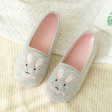 京选优品  八月月子鞋薄款春秋季产后包跟产妇软底静音夏吸汗透气孕妇鞋 灰色 39