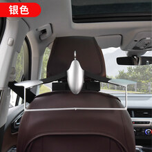 大众车载衣架途观L途岳探岳T-ROC探歌途昂途安威然伸缩座椅晾衣架 T-ROC探歌【银色款】(收藏加购优先发货)