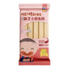 韩国原装进口海迪梦鳕鱼肠90g宝宝零食儿童肉肠海鱼DHA 芝士味