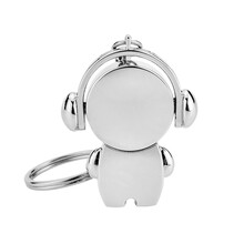 zjrdiy 个性可爱 金属 卡通u盘16g32g64g128g 创意公仔礼品u盘刻字定制学生优盘 高速3.0 银色+礼盒包装 128GB