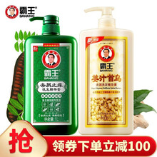 超市	
霸王（BAWANG） 生姜去屑洗发水套装 姜汁首乌去屑洗发液1L+去屑止痒洗发精华素洗头膏1L