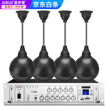 爱步者（aibuz） 吊球音响吸顶音箱悬挂式吊顶天花喇叭背景音乐吸顶壁挂喇叭套装店铺餐厅音箱 300W五分区功放+吊球音响*12送150米线 黑色吊球