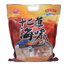 青岛特产海鲜零食即食组合装多种海味礼包小海鲜干货鱿鱼丝 十二道-1366g