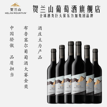 贺兰山特选赤霞珠干红6瓶装 布鲁塞尔大赛金奖 保乐力加旗下品牌