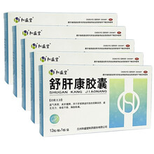 和盛堂 舒肝康胶囊0.4g*12粒  益气养阴 柔肝健脾 5盒