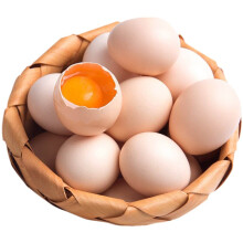 【桃园散养】喜食斋 正宗初生土鸡蛋30枚 谷物虫草新鲜柴鸡蛋笨鸡蛋 小蛋 土鸡蛋30枚