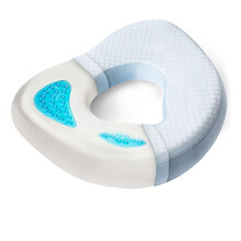 爱护佳防褥疮坐垫免充气坐垫医用老人残疾人臀部术后记忆棉垫圈 孕妇臀部减压尾椎骨脊椎办公室护腰 网格透 丝滑触感（凉感布套+慢回弹记忆棉+散热凝胶）