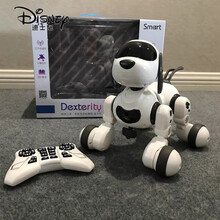 【迪士尼】迪卡特智能神犬语音对话小狗仿生机器狗手势感应儿童玩具男孩孩 黑色