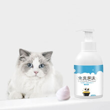 钟礼 宠物干洗泡沫喷雾狗狗猫咪干洗粉猫狗仓鼠兔子香波去污除味免洗沐浴露洗澡清洁剂用品 干洗泡沫400ML（免洗）