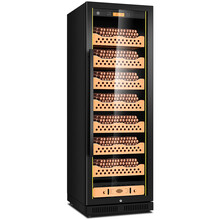 茄龙 （CIGARLOONG）CL-238CT1不锈钢雪茄柜智能恒温恒湿家用冰吧红酒雪茄两用冷藏柜 雪松木裸养款-黑钛金