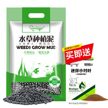 汉洋（HANYANG） 水草用品 水草种植泥 鱼缸底砂 造景装饰 粗粒 2000g