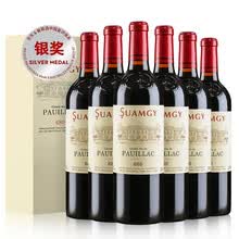 超市	
圣芝（Suamgy）680波亚克干红葡萄酒 750ml*6瓶 整箱装 法国进口红酒