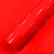 汽车改色膜全车身高亮光膜黑白车顶贴饰膜车模中控台改装内饰贴纸 红色【亮光】 1.5米*0.2米长