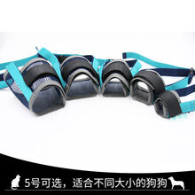 狗狗网状透气嘴套防咬防叫防乱吃止吠器宠物嘴罩大中小型幼犬口罩 织网布嘴套(嘴围可以调节) XS码(建议2-4斤)仅供参考