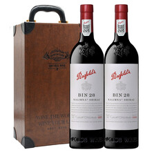 国际	奔富 Penfolds 红酒 澳大利亚原瓶原装进口干红葡萄酒BIN系列 750ml*2瓶双支礼盒 BIN28