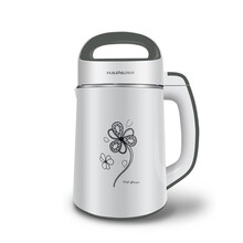 德国海牌豆浆机榨果汁一体家用加热破壁全自动多功能煮免过滤小型 酒红色 传统加热棒 经济款D07