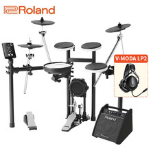 罗兰（Roland）电子鼓TDE1 专业演奏电子鼓儿童初学练习演出爵士鼓电架子鼓+罗兰音箱PM100+VMODA LP2耳机