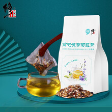 修正茯苓菊苣茶栀子茶 赤小豆山药桃仁百合大麦茶玉米须蒲公英葛根 组合茶袋泡茶茶包茶叶 茯苓菊苣茶(4 搭降排尿酸茶 1袋装(120g)