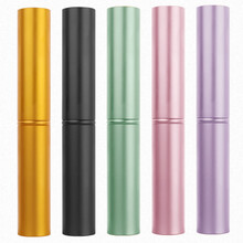 麦欧丽化妆刷5件套铝筒装 绿色-5件套铝筒