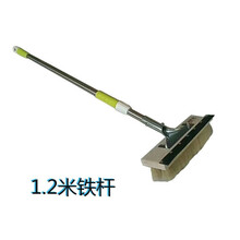 2.4米不锈钢伸缩杆大货车车刷洗车拖把猪鬃毛刷公交刷车大巴车刷 1.2米车刷(铁杆)