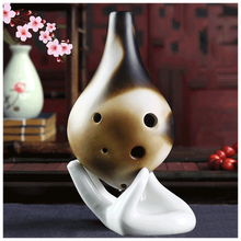 杉贝 SHANBEI 陶笛6孔初学中音学生六孔迷你笛随身小乐器入门儿童陶埙抖音同款 【加强款】素烧(秘籍+曲谱+视频+挂绳+护袋)