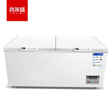 喜莱盛商用大容量冰柜冷柜保鲜柜冷藏冷冻雪糕卧式家用冰箱超市 BD-T1088
