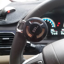 汽车方向盘助力球辅助转向拐弯倒车单手省力球轴承操控助力器 BL黑边带轴承大口径(通用款)