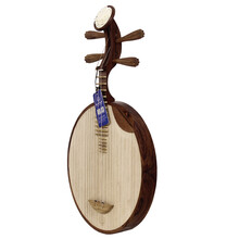 月琴乐器演奏非洲紫檀木 老竹品 花开富贵琴头 8212月琴 8214