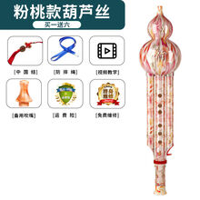 臻乐葫芦丝乐器初学者儿童中小学生入门自学零基础 粉桃C调 买1送6