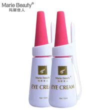 玛丽佳人假睫毛胶水 双眼皮贴胶水 美目胶 双眼皮定型胶 防过敏假睫毛胶水黑色 红盖白色胶水12ml(二瓶装)