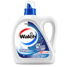 威露士（Walch）抗菌有氧洗衣液 原味 2L（3瓶/组）