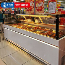 多美柯风冷无霜鸭脖柜熟食柜卤菜展示柜凉菜水果保鲜柜直冷藏柜商用双温直角 1.6米直冷 单温