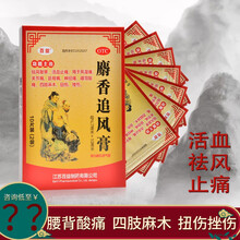 百益 麝香追风膏 7cm*10cm*10贴 祛风散寒活血止痛用于风湿痛 2盒（5.9/盒）