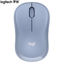 罗技（logitech）无线鼠标 带无线微型接收器 M221  雾霾蓝