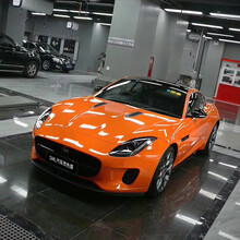 VPTINT 汽车改色膜 糖果高亮系列水泥灰全车膜亮光膜车身纳多灰贴纸水晶车衣改贴膜包安装 糖果亮光橙