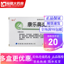 海天 康乐鼻炎片 0.35g*12片*2板\/盒 有效期2022-01-31 10盒装
