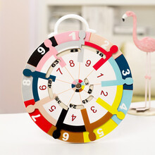 九九乘法口诀表二年级小学生数学加减法教具分解转盘背诵神器自制 九九乘法口诀表(木质)