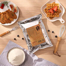 鑫万丰 三明治机早餐机多功能家用小型定时全自动轻食华夫饼机 2斤松饼粉食材订购