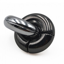 鲁班Puzzle锁蛇口逃生儿童玩具成人烧脑解闷马蹄扣魔锁全套装 透明 魔连(5级)